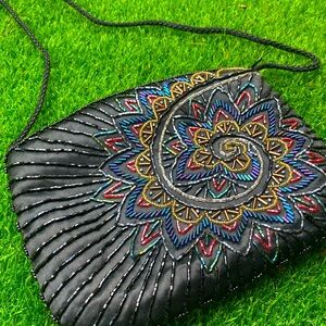 Hand beaded bag